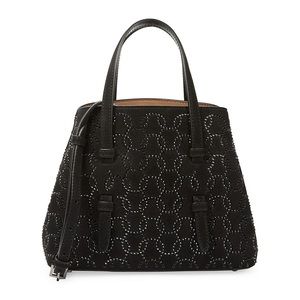 Alaia Mini Mina Studded Leather Tote